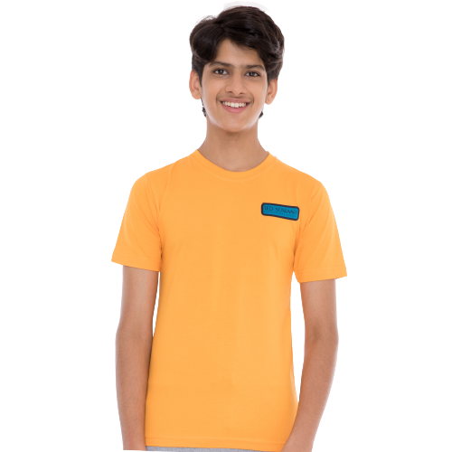 Yellow & Blue Logo T- Shirt