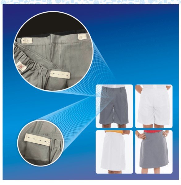 New Middle School Grey Adjustable Skort - Image 2