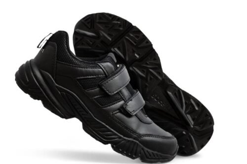 Abros Black Velcro Shoes
